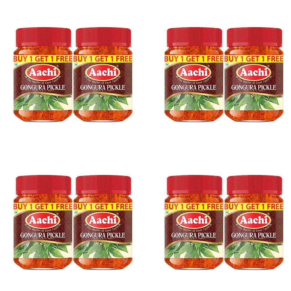 (pack Of 4) Gongura Pickle